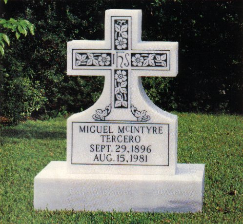 Marble Cross Headstone 92501